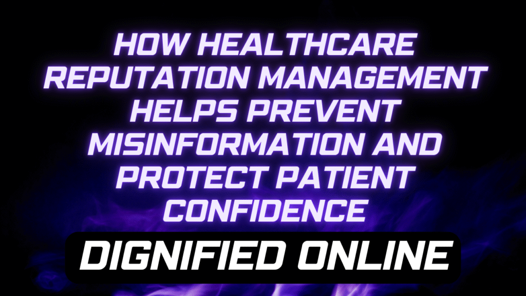 healthcare reputation management