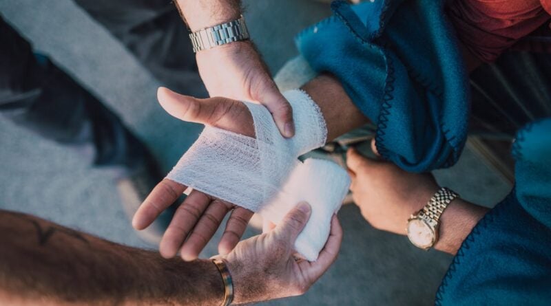 Photo by RDNE Stock project: https://www.pexels.com/photo/person-applying-bandage-on-another-person-s-hand-6519905/