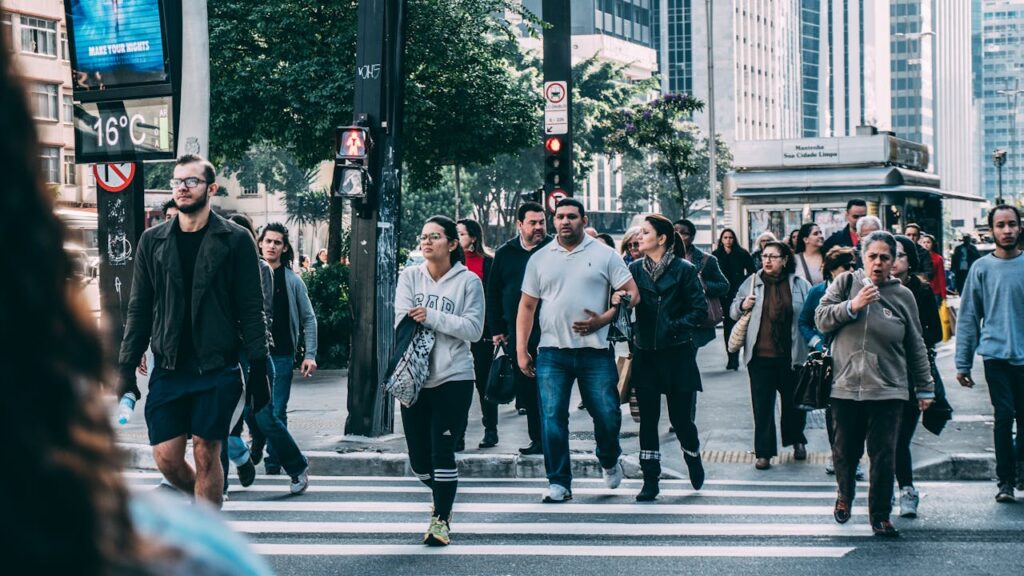 Photo by Kaique Rocha: https://www.pexels.com/photo/people-walking-on-pedestrian-lane-during-daytime-109919/