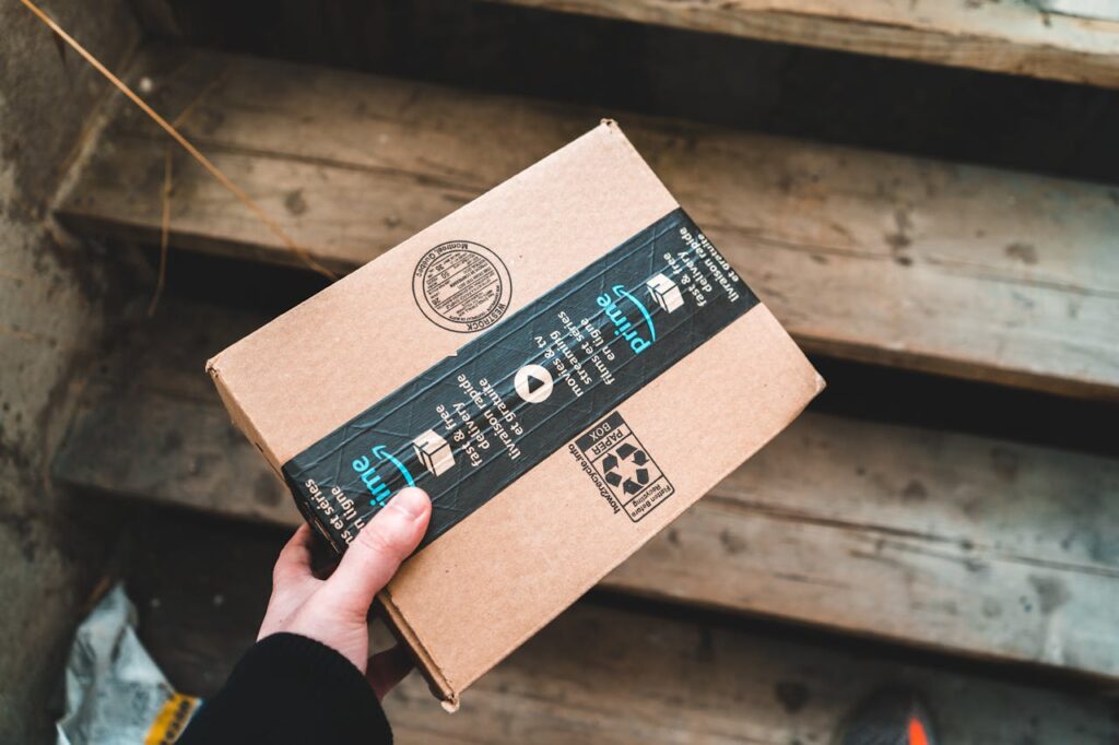 Photo by Erik Mclean: https://www.pexels.com/photo/hand-holding-package-16158538/