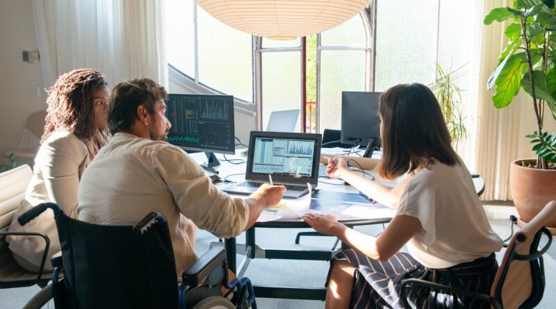 Photo by Kampus Production: https://www.pexels.com/photo/photograph-of-colleagues-talking-near-a-laptop-with-charts-6248980/
