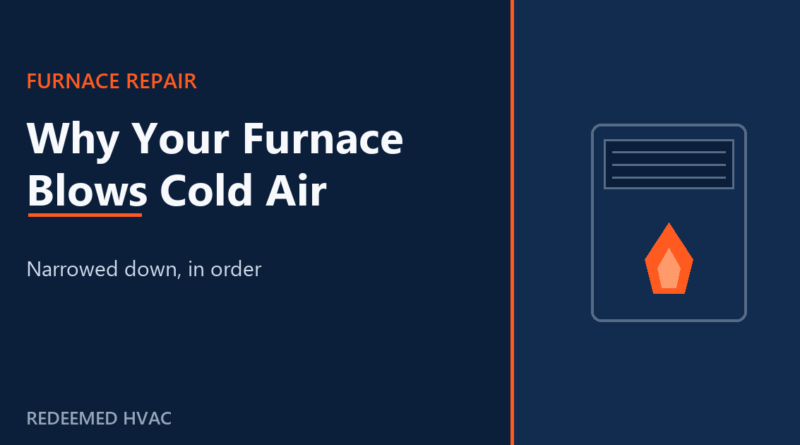 Why Your Furnace Is Blowing Cold Air, in Order